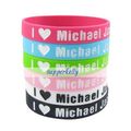 "I Love Michael Jackson" Bracelets - michael-jackson photo
