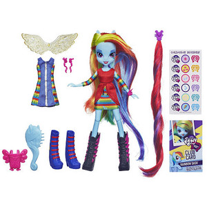  Equestria Girls: arco iris, arco-íris Rocks Toys