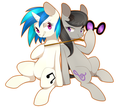 DJ and Octavia - my-little-pony-friendship-is-magic photo
