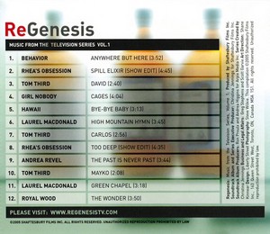 ReGenesis Soundtrack - Vol. 1