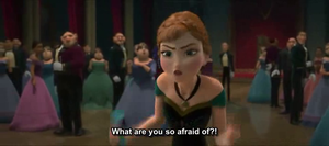  Anna's Angry face ~ Elsa