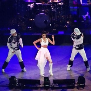 Selena performing at the Stockshow/Rodeo in Houston, TX (March 9) 