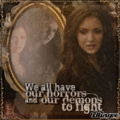 Katherine and her demons. - the-vampire-diaries-tv-show fan art