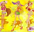 flora,stella and bloom - the-winx-club photo