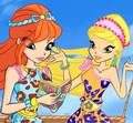 Bloom and Stella~ Season Six Egyptian Gowns - the-winx-club photo