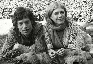  Mick Jagger and Marianne Faithfull