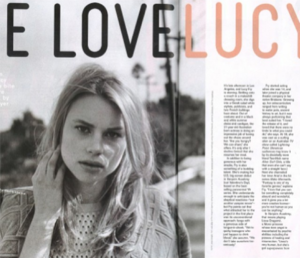  Lucy Fry for Nylon