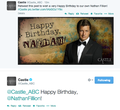 ABC's twitter(March,2014) - nathan-fillion-and-stana-katic photo