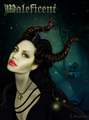 Angelina Jolie As Maleficent - disney fan art