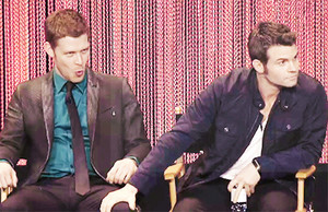  Daniel, Claire and Joseph being cute at PaleyFest The Originals panel