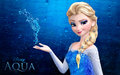 water queen elsa - disney-princess wallpaper