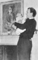 disney actress hayley mills as a baby with her father - disney photo