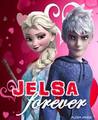 Jelsa forever - elsa-and-jack-frost fan art