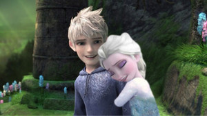 Elsa hugs Jack