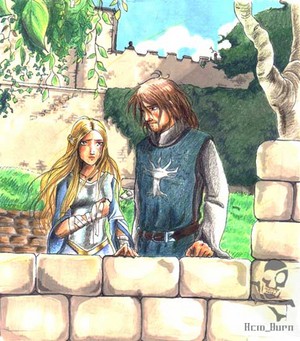  Faramir and Eowyn sa pamamagitan ng Elisabetta Borseti