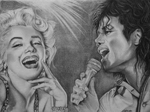  Michael Jackson And Marilyn Monroe