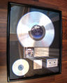 Michael's Platinum Record For 1991 Epic Release, "Dangerous" - michael-jackson photo