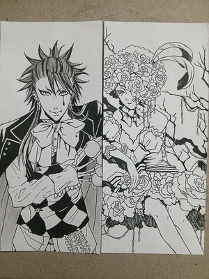  My recente drawing for Black Butler - Il maggiordomo diabolico characters