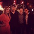 Nathan and friends at his birthday party(March,2014) - nathan-fillion-and-stana-katic photo