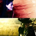 Regina and Zelena   - once-upon-a-time fan art