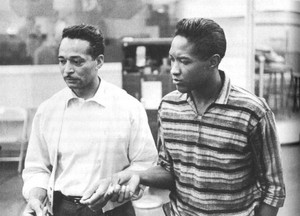 Sam Cooke In The Recording Studio With Producer, Bumps Blackwell