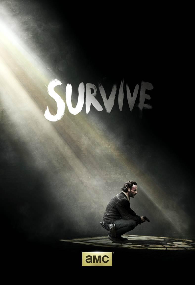 Survive Rick Grimes Poster The Walking Dead Photo