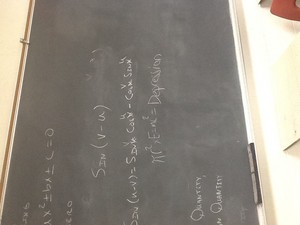  This is literally written on my Algebra 2 Classroom's Chalkboard