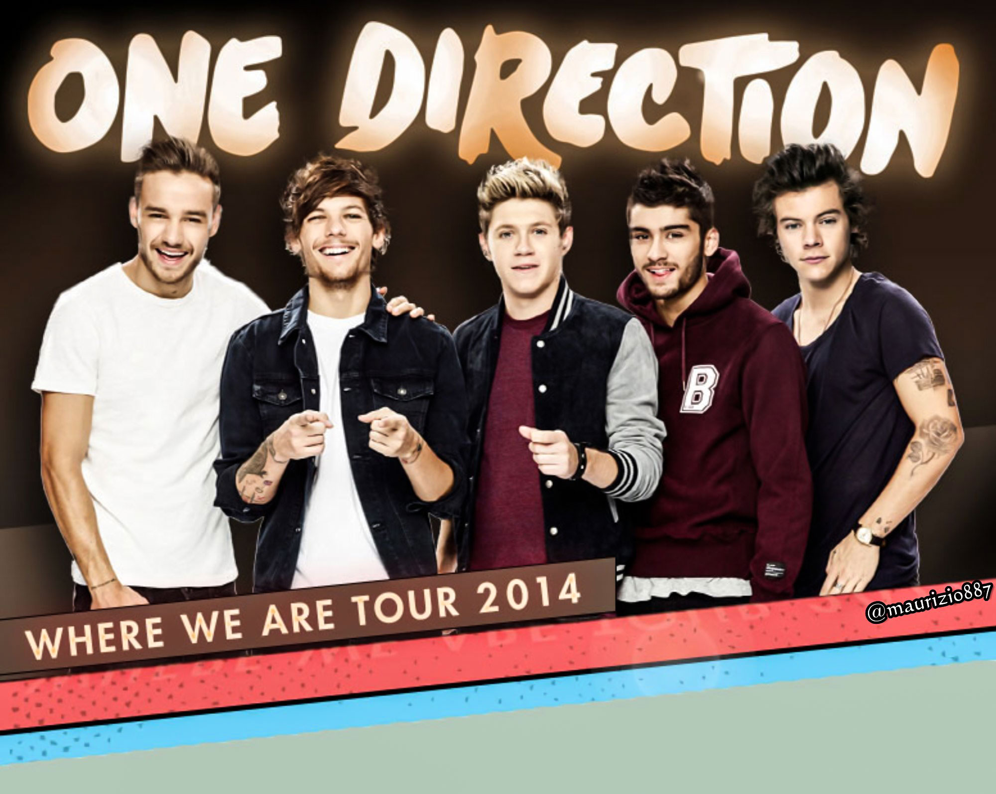 one direction where we are tour ITALY ,2014 - One 