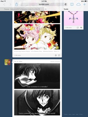  ... I think my tumblr just summed up as to how deceiving Madoka Magica really was to me... ;;