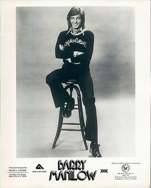 A Vintage Barry Manilow Promo Photo
