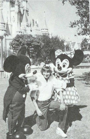 Barry With Mickey And Minnie