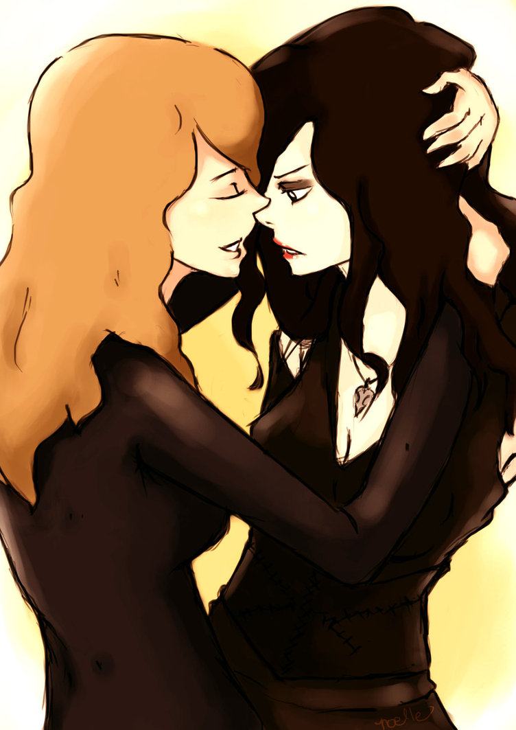 Bellatrix and Hermione پرستار Art: Bellamione.