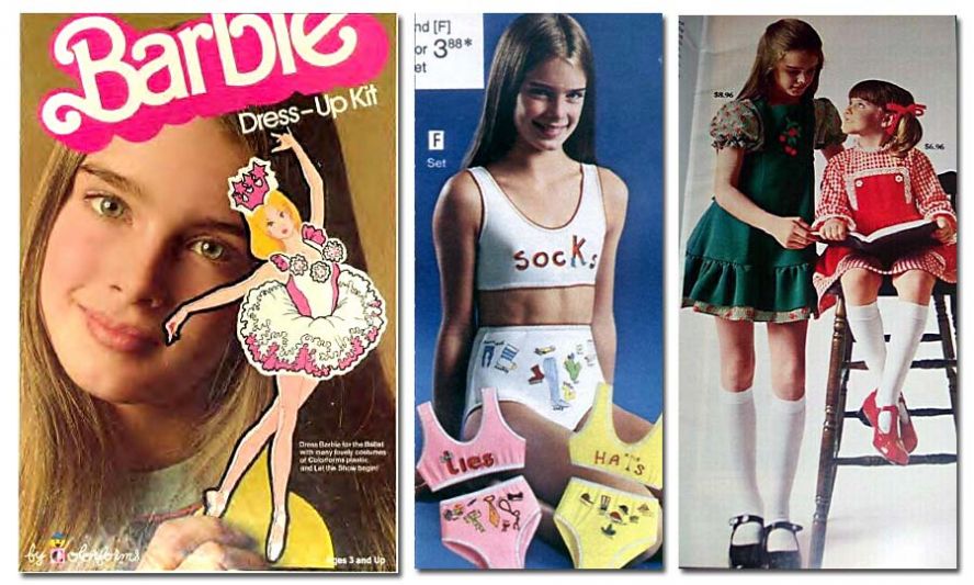 Photo of Brooke Shields Young Modeling for fans of Brooke Shields. 