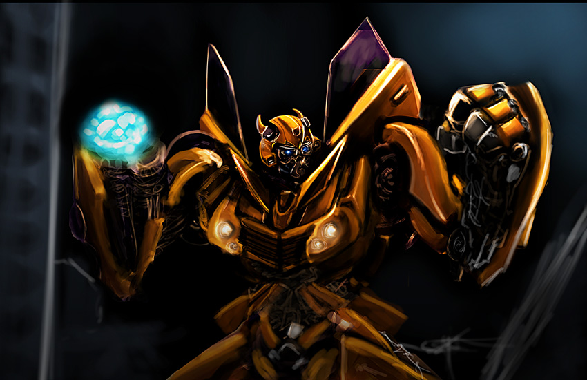 Fan Art of Bumblebee for fans of The Transformers. 