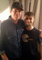 Daniel Radcliffe with Michael C. Hall (Fb.com/DanieljacobRadcliffeFanClub) - daniel-radcliffe photo