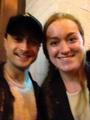 Daniel Radcliffe with a fan , At Cort Theatre (Fb.com/DanieljacobRadcliffeFanClub) - daniel-radcliffe photo