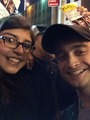 Daniel Radcliffe with a fan , At Cort Theatre (Fb.com/DanieljacobRadcliffeFanClub) - daniel-radcliffe photo
