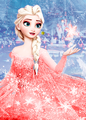 Elsa recoloured - frozen fan art