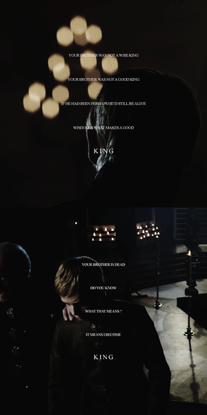  Tywin Lannister & Tommen Baratheon