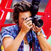 Harry with a camera             - one-direction icon