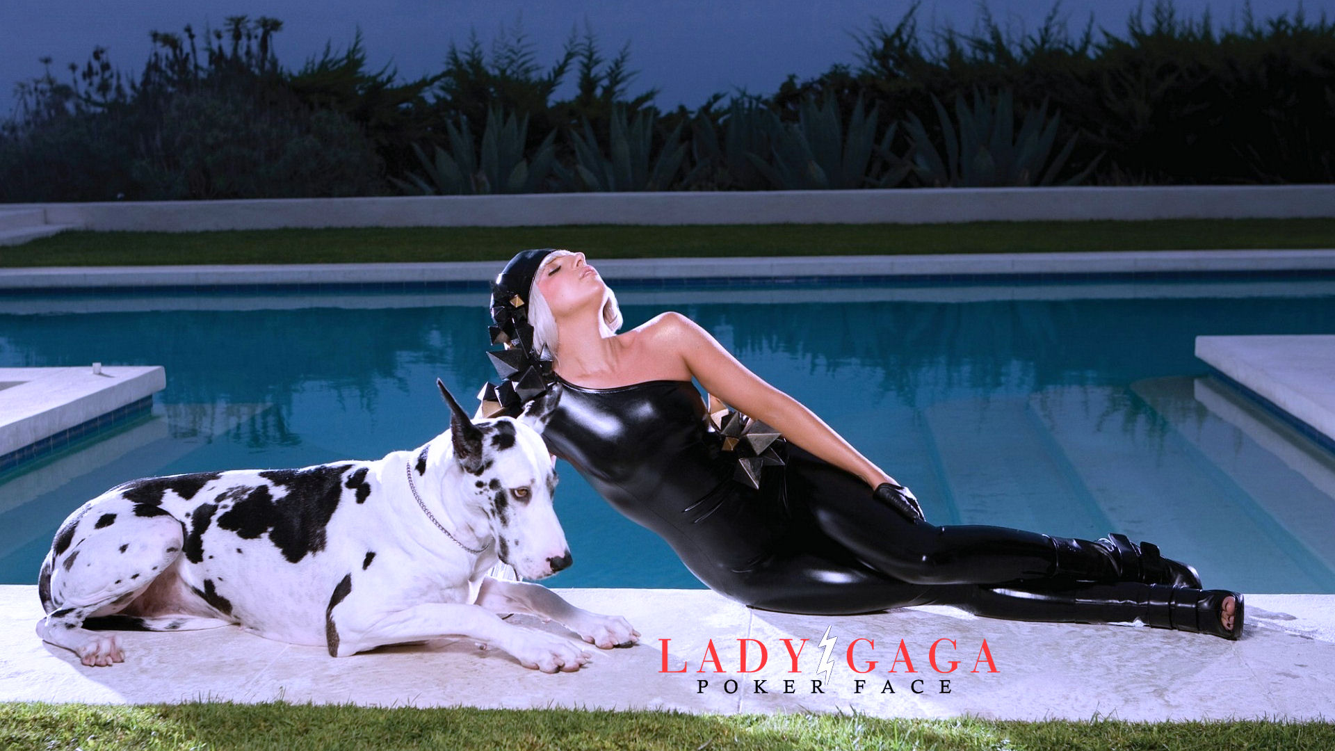 Lady GaGa Poker Face - Lady Gaga Wallpaper (36970127) - Fanpop