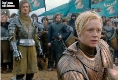 Loras Tyrell and Brienne Of Tarth