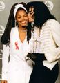 Michael And Janet Backstage At The 1993 Grammy Awards - michael-jackson photo