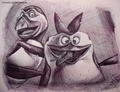 PoM - Best Foes - penguins-of-madagascar fan art