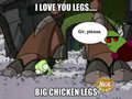 Random Chicken Legs Meme - invader-zim fan art