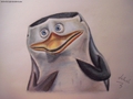 Skipper's eyes are so cute! - penguins-of-madagascar fan art