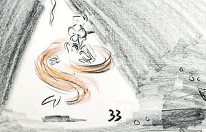  Walt ディズニー Sketches - Harold the Merman