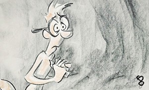  Walt Дисней Sketches - Harold the Merman