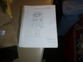 Work In Process drawing of Kuraga the echidna - sonic-girl-fan-characters photo