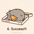 how to make a pizza - pusheen-the-cat photo